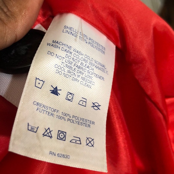 Lands End | Floral Rain Jacket | M 10-12 - Picture 6 of 7